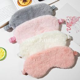 Party Favour Sleeping Blindfold Soft Plush Eye Masks Cute Love Cloud Cover Mask Eyepatch Nap Health