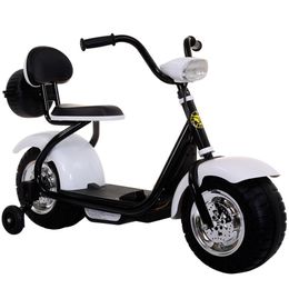 new children's electric motorcycle with seat and auxiliary wheels supports 220V charging. Boys and girls can sit in Harley cars for 2-6 years old