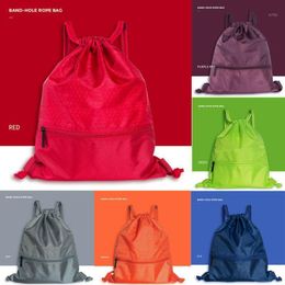 drawstring cinch bag Canada - Wallets 2021 Fashion String Drawstring School Backpack Bag Cinch Sack Tote Gym Sport Pack Style1