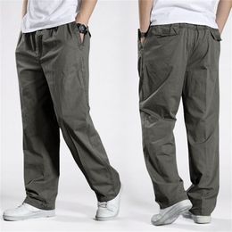 Men Harem tactical Pants Sagging cotton pants men Trousers plus size sporting Pant Mens Joggers Casual pants 6XL 211108
