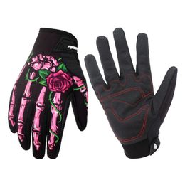 SKULL Gloves Motorcycles Motorbike Gym Gloves Work Full Finger Biker Keep Warm Touch Screen Tactical Gloves for Women Men H1022