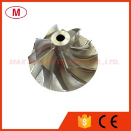 GT12 26.85/38.40mm 6+6 blades Turbocharger Turbo Billet compressor wheel/Aluminum 2618/Milling wheel for Cartridge/CHRA/Core