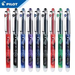 6Pcs Pilot gel pen BL-P500 needle pen tip 0.5mm large capacity student writing business office signature water-based pen 210330