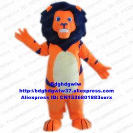 Mascot Costumes Orange-yellow Male Lion Mascot Costume Adult Cartoon Character Outfit Suit Merchandise Street Promotion Ambassador zx1830