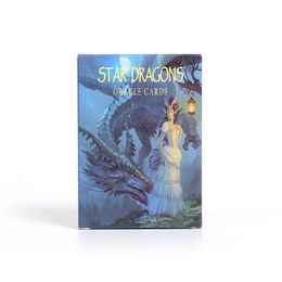 Star Dragan Oracles Ask and Know the mythic fate divination for fortune games famliy tarot cards Blue box