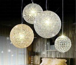 LED Crystal Ball Chandelier Modern Luxury Design Chandeliers Lustres avize Hanglamp Pendant Lamp Fixtures Abajur 90-260v