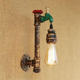 Wall Lamp E27 Sconce Retro Loft Vintage Steam Punk Pipe Light Cafe Bar Club Bedside Corridor Aisle Restaurant Bra