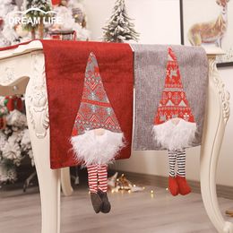 Christmas Decoration For Table Gift Tablecloth Table Flag Merry Home Xmas Ornaments New Year's Decor