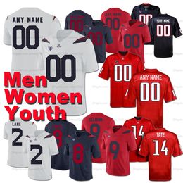 Custom Men Women Youth College Football Jersey K hari Lane Rob Gronkowski Grant Gunnell Gary Brightwell Stanley Berryhill III Anthony Pandy Nick Foles Smith Taylor