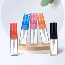Wholesale mini Perfume Bottles Portable Bulk Atomizer Refillable Compacts Travel Hydrating Spray Bottle Transparent Empty Glass Containers