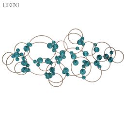 Accessories Background Creative Wrought Iron Living Room Home Wall Decoration Ornaments 210414