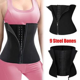 Slimming Girdle Women Waist Shaper Corset Colombian Shapewear Reductor Body Weight Loss Fat Burning Steel Boned Modelling Straps