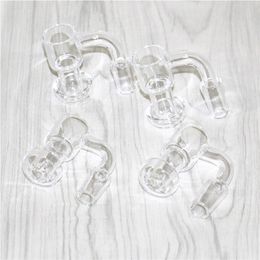 Smoking Terp Sluper Vacuum Quartz Bangers 18mm 14mm male Female polished joint flat bowl for glass bong dab rigs quartz nectar nail