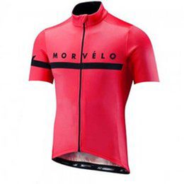 Morvelo Pro team Men's Breathable Cycling Short Sleeves jersey Road Racing Shirts Riding Bicycle Tops Outdoor Sports Maillot S21042349