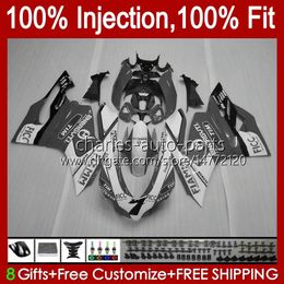 Injection Mould Fairings For DUCATI Panigale 899 1199 S R 899S 1199S Grey White 12 13 14 15 16 Bodywork 44No.40 899R 1199R 2012 2013 2014 2015 2016 899-1199 12-16 OEM Body