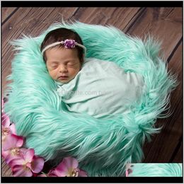 Blankets Swaddling Nursery Bedding Baby, Kids & Maternitybuy 2Pcs Get One Born Baby Infant Po Fake Fur Rug Blanket Pography Background Prop