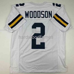 CUSTOM CHARLES WOODSON Michigan White College Stitched Football Jersey ADD ANY NAME NUMBER