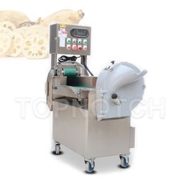 High Quality Electric Double Head Vegetable Cutter Slicer Machine Multifunction Automatic