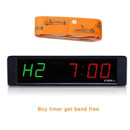 Timers Ganxin 1 Inch Gym Equipment Sports Electronic Fitness Timer Training Clock Tabata