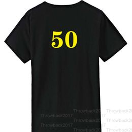 No50 black II T-shirt s Commemorative Exquisite Embroidery High Quality Cloth Breathable Sweat Absorption Professional Production