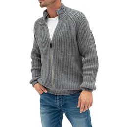 Men's sweater Cardigan/jacket winter Long Sleeve Sweater Coat Stand Collar Cardigan Sweater male Knitwear Y0907