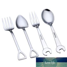 Creative Stainless Steel Spoon Fork Tableware Tool Cutlery Wrench Shovel Shape Kitchen Accessories Factory price expert design Quality Latest Style Original
