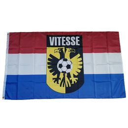 Flag of Netherlands Football Club SBV Vitesse 3*5ft (90cm*150cm) Polyester flags Banner decoration flying home & garden Festive gifts