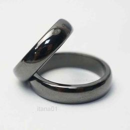Magnetic Hematite Rings Ring for Women Crystal Band for Men