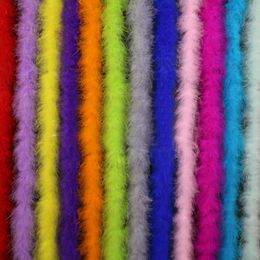 Party Decoration Coloured Feather Strips Diameter 7-9CM 2Meter/Lot Fluffy Turkey Feathers Boa Black White Feather for Crafts Boas Strip Carni