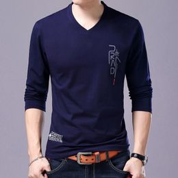 Aishang Mens Basic Simple V Neck Short Sleeves Candy Colors Plain T-Shirt