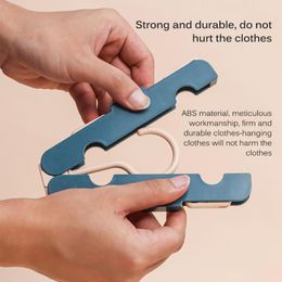 Hangers & Racks Collapsible Hanger Multifunctional Outdoor Non-Slip Drying Rack Portable ABS Folding Clothes 4 Colors Home Foldable