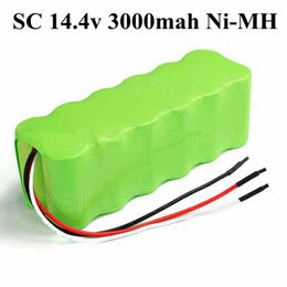 1pc Nimh rechargeable SC 14.4v 3000mah battery pack 3ah 14.4v for ROOM 500/600/650/700/800/880/900/980 Vacuum Cleaner Robots