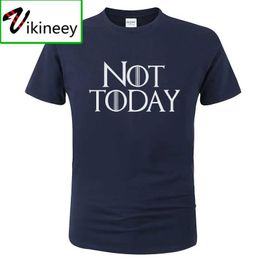 Not Today T Shirt Men Tshirt Summer Fashion Cotton Short Sleeve Harajuku Print Top Got T-Shirt Homme 210629