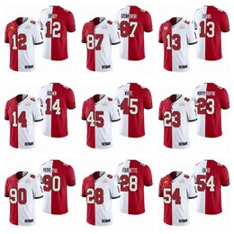 Tampa''bay''buccaneers''men 12 Tom Brady E 87 Rob Gronkowski Super Split Vapor Limited Football Jerseys Red Bowl White