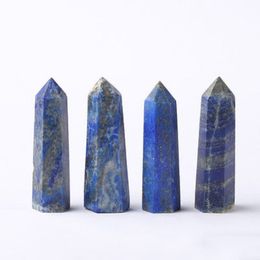 Lapis lazuli raw Quartz Tower Arts Ornament Mineral Healing wands Reiki chakra Energy stone Natural Crystal point