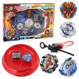 4pcs/set Box B-48 B-66 B-34 B-59 Starter Zeno Beyblade Burst Metal Fusion With Launcher Kids Toys