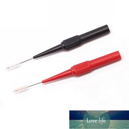 2 Pcs/Set Best Sale Copper Test Lead Probe Stainless Steel Needle Jack For Multimeter Tool Black/Red Tools Accessories Sondear