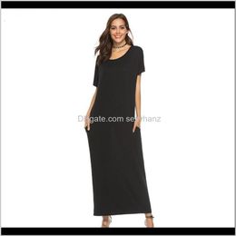 Womens Nightgown Plus Size Nightdress Long Short Sleeve Nightshirt Causal Homewear Arabic Middle East Sleepwear Dress Wlrnc Ztltk