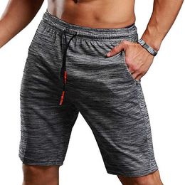 Men's Gym Shorts Running with 3 Invisible Zipped Pocket Breathable Ultra-Lightweight Training Workout X0705