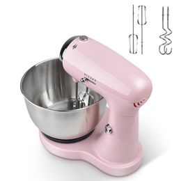 Electric Food Mixer With Stainless Steel Bowl Chef Machine Cream Egg Whisk Cake Dough Kneader Bread Maker