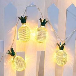 10LED Pineapple Shaped USB Operated Garland String Light Party Home Holiday Bedroom Christmas Led String Lights Decoration Y0720