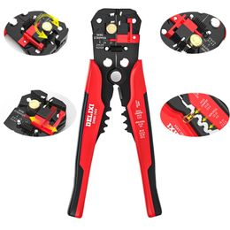 High Quality Hand Tools Wire Stripping Pliers Multi-function Electrician Special Tools Pulling Cutting Peeling Crimping Pliers 211110