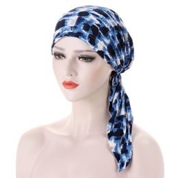 New fashion Muslim hijab caps for women Leopard 2021 print arab wrap head scarf hijab underscarf caps turbante mujer