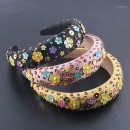 Hair Clips & Barrettes Fashion Sponge Snowflake Exaggerated Particle Flower Personality Hoop Ladies Prom Travel Accessories 892