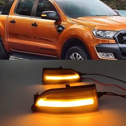 1Pair For Ford Ranger T6 2012-2019 Raptor Wildtrak LED Dynamic Turn Signal Blinker Sequential Side Mirror Indicator Light