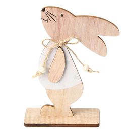 Decorative Objects & Figurines Easter Wood Products Home Decoration Wooden Pink Nordic Style