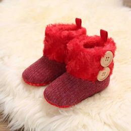 Baby Girl Boy Cotton Knitting Boots Casual Shoes First Walker Newborn Cute Non-slip Soft Sole Shoe 0-18m New Arrivals G1023