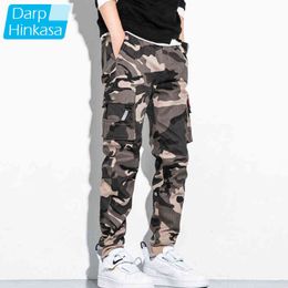Autumn Camouflage Jogger Men Cargo Pants Outdoor Tactical Military Pant Casual Sweat Sweat Pants Uomo Pantalone di cotone Big Size 8XL H1223