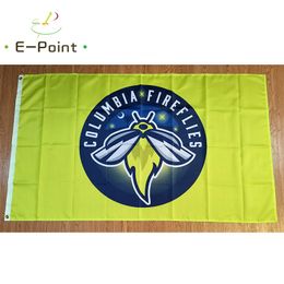 MiLB Columbia Fireflies Flag 3*5ft (90cm*150cm) Polyester Banner decoration flying home & garden Festive gifts