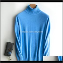 Mens Casual Turtleneck Sweater Men 100 Goat Cashmere Sweaters And Pullovers Warm Bottoming Jumper Soft Autumn Winter Long Sleeve Top1 E4Edv
